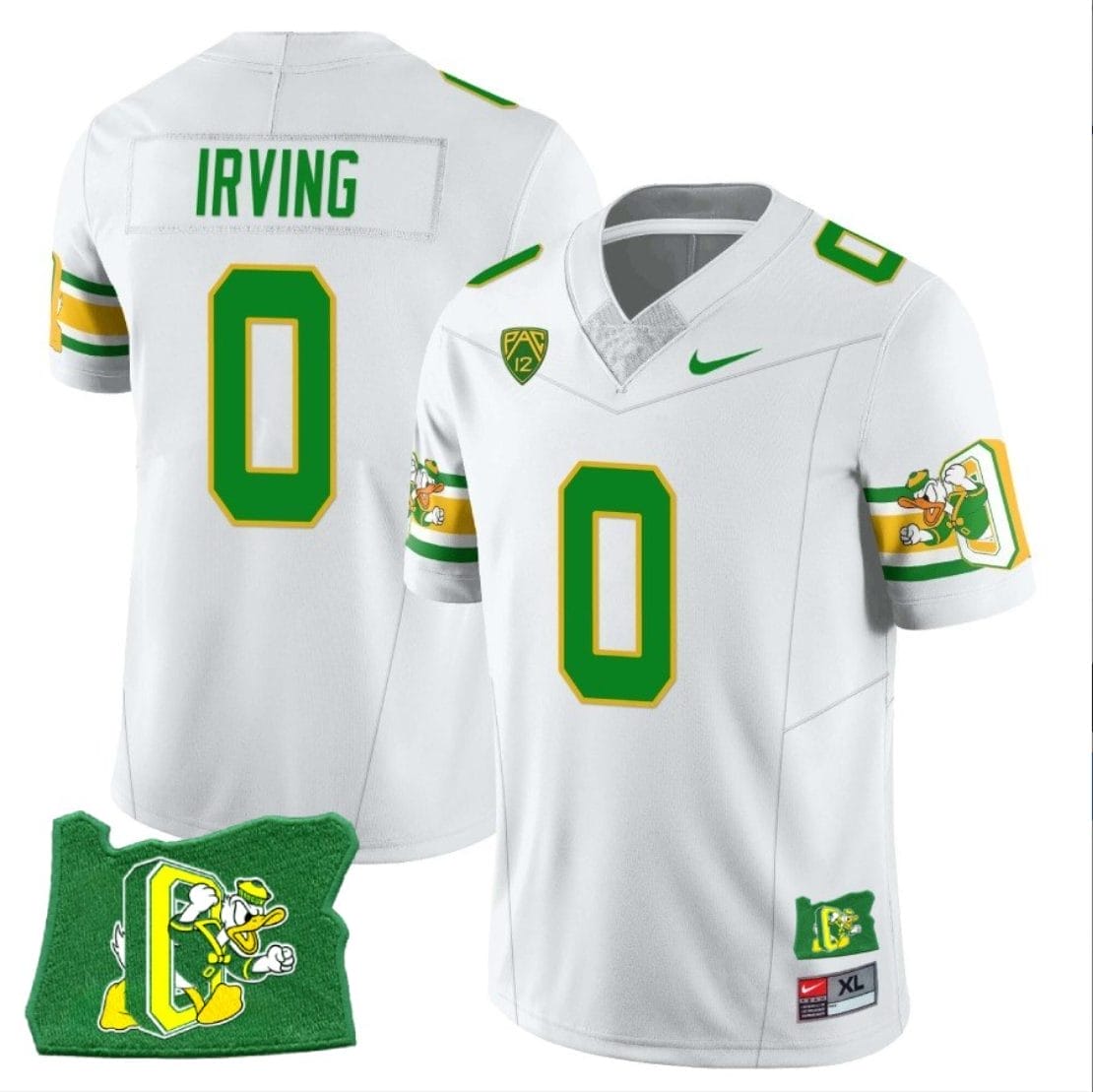 MarKeise Irving Jersey #0 Oregon Ducks ‘Mighty Oregon’ Throwback Football Oregon State White 1 MarKeise Irving Jersey #0 Oregon Ducks ‘Mighty Oregon’ Throwback Football Oregon State White