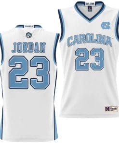 Michael Jordan Jersey #23 UNC Tar Heels Jersey NIL College Basketball Lightweight White