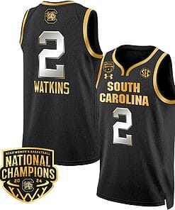 Ashlyn Watkins Jersey #2 South Carolina Gamecocks Basketball 2024 National Champions All Stitched