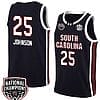 Raven Johnson Jersey #25 South Carolina Gamecocks 2024 NCAA Basketball National Champions Black 5 Raven Johnson Jersey #25 South Carolina Gamecocks 2024 NCAA Basketball National Champions Black