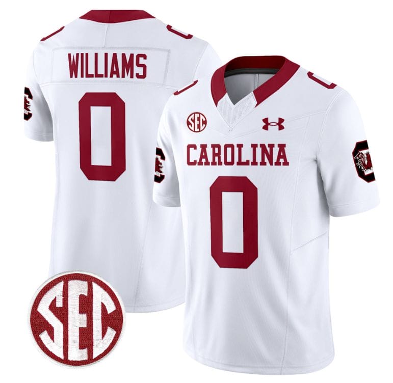 Debo Williams Jersey #0 South Carolina Gamecocks Football 1980 Throwback Vapor Limited White 8 Debo Williams Jersey #0 South Carolina Gamecocks Football 1980 Throwback Vapor Limited White
