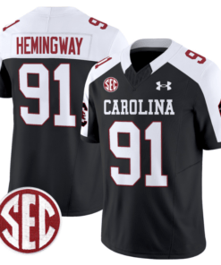Tonka Hemingway Jersey #91 South Carolina Gamecocks Football 1980 Throwback Vapor Limited Black Alternate