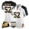 Austin Hill Jersey #52 Army Black Knights Vapor Limited College Football Stitched White Alternate