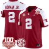 Billy Bowman Jr Jersey #2 Oklahoma Sooners 100th Anniversary Patch Vapor Limited College Football Stitched Crimson Alternate 4 Billy Bowman Jr Jersey #2 Oklahoma Sooners 100th Anniversary Patch Vapor Limited College Football Stitched Crimson Alternate