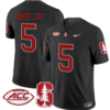 Chris Davis Jr Jersey #5 Stanford Cardinal Vapor Limited College Football Stitched Black 4 Chris Davis Jr Jersey #5 Stanford Cardinal Vapor Limited College Football Stitched Black