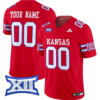 Custom Kansas Jayhawks Jersey Name and Number 2024 Vapor College Football Vapor Limited Red
