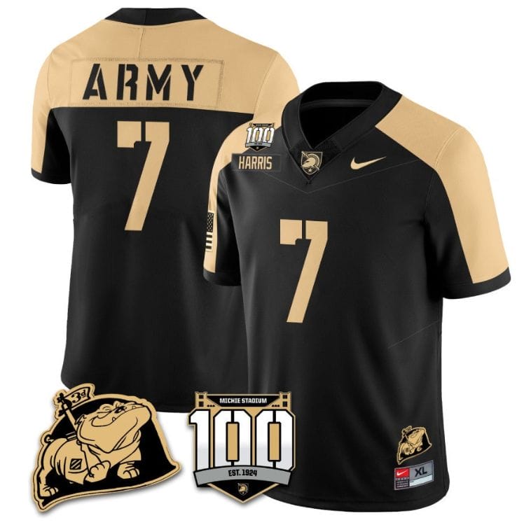 Champ Harris Jersey #7 Army Black Knights Vapor Limited College Football Stitched Black Alternate 8 Champ Harris Jersey #7 Army Black Knights Vapor Limited College Football Stitched Black Alternate