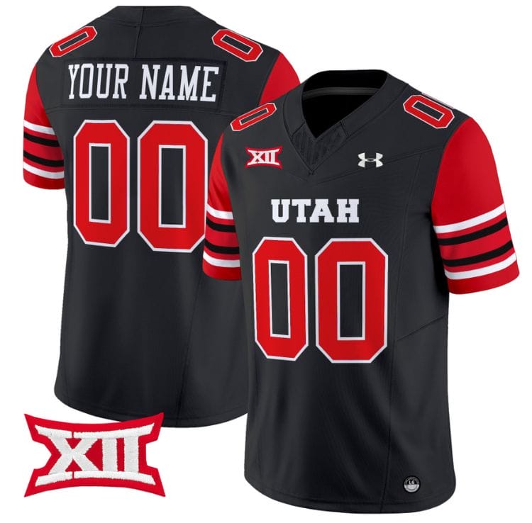 Custom Utah Utes Jersey Name and Number Vapor Limited College Football Stitched Black 8 Custom Utah Utes Jersey Name and Number Vapor Limited College Football Stitched Black
