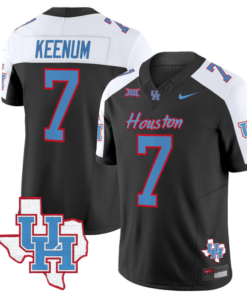 Case Keenum Jersey #7 Houston Cougars Oilers Jersey Inspired Vapor College Football Limited Stitched Black Alternate