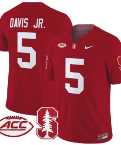 Chris Davis Jr Jersey #5 Stanford Cardinal Vapor Limited College Football Stitched Crimson