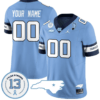 Custom North Carolina Tar Heels Jersey Name and Number Vapor College Football Stitched Alternate Blue 4 Custom North Carolina Tar Heels Jersey Name and Number Vapor College Football Stitched Alternate Blue