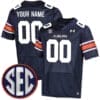 Custom Auburn Tigers Jersey Name and Number College Football Navy Home 4 Custom Auburn Tigers Jersey Name and Number College Football Navy Home – All Stitched