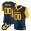 Custom West Virginia Mountaineers Jersey Name and Number College Football Country Roads Navy 4 Custom West Virginia Mountaineers Jersey Name and Number College Football Country Roads Navy