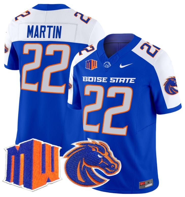 Doug Martin Jersey #22 Boise State Broncos Vapor Limited College Football Stitched Royal Alternate 8 Doug Martin Jersey #22 Boise State Broncos Vapor Limited College Football Stitched Royal Alternate