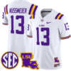 Garrett Nussmeier Jersey #13 LSU Tigers 2024 Louisiana Patch Vapor Limited College Football Stitched White 5 Garrett Nussmeier Jersey #13 LSU Tigers 2024 Louisiana Patch Vapor Limited College Football Stitched White