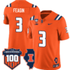 Kaden Feagin Jersey #3 Illinois Fighting Vapor Limited College Football Stitched Orange 5 Kaden Feagin Jersey #3 Illinois Fighting Vapor Limited College Football Stitched Orange