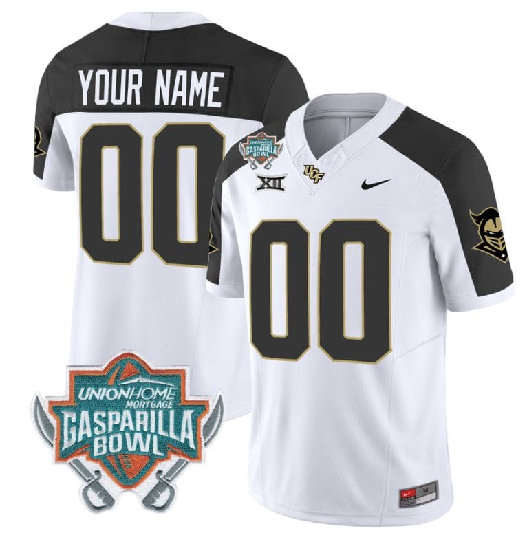 Custom UCF Knights Jersey Name and Number Unionhome Patch Vapor Football Stitched Inverted 8 Custom UCF Knights Jersey Name and Number Unionhome Patch Vapor Football Stitched Inverted