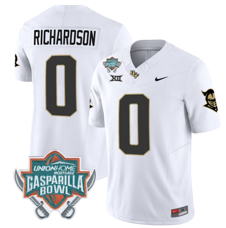 Johnny Richardson Jersey #0 UCF Knights Unionhome Patch Vapor Football Stitched White 8 Johnny Richardson Jersey #0 UCF Knights Unionhome Patch Vapor Football Stitched White
