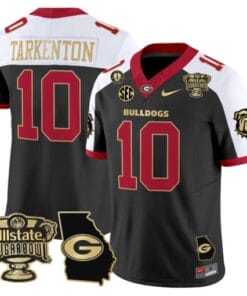 Fran Tarkenton Jersey #10 Georgia Bulldogs 2025 Sugar Bowl Patch Stitched Football