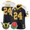 Oregon Jersey #24 Oregon Ducks 2025 Rose Bowl Game Patch Vapor All Stitched Football