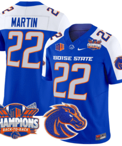 Doug Martin Jersey #22 Boise State Broncos Back To Back Champions Stitched Football 9 D0ZK1C7