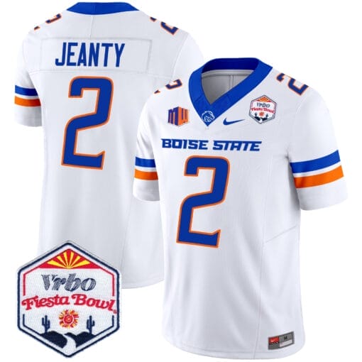 Ashton Jeanty Jersey #2 Boise State Broncos 2025 Fiesta Bowl Patch Vapor Stitched Football 2 Ashton Jeanty Jersey #2 Boise State Broncos 2025 Fiesta Bowl Patch Vapor Stitched Football - Image 2