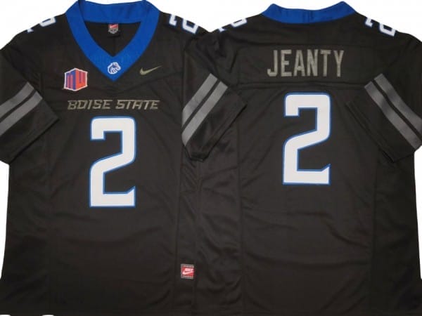 Ashton Jeanty Jersey #2 Boise State Broncos Black Vapor F.U.S.E. Limited Stitched Football 1 Ashton Jeanty Jersey #2 Boise State Broncos Black Vapor F.U.S.E. Limited Stitched Football
