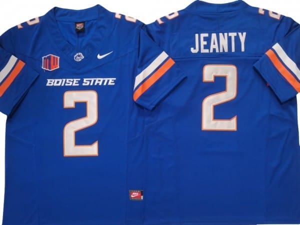 Ashton Jeanty Jersey #2 Boise State Broncos Black Vapor F.U.S.E. Limited Stitched Football 6 Ashton Jeanty Jersey #2 Boise State Broncos Black Vapor F.U.S.E. Limited Stitched Football - Image 6