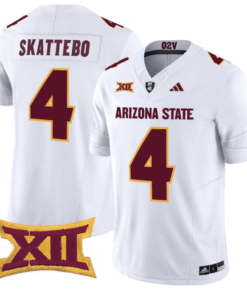 Cam Skattebo Jersey #4 Arizona State Sun Devils 2025 Limited Stitched Football 3 Cam Skattebo Jersey 4 Arizona State Sun Devils 2025 Limited Stitched White