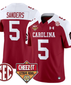 Raheim Sanders Jersey #5 South Carolina Cheez-It Citrus Bowl Patch Stitched Football 8 RH0245J