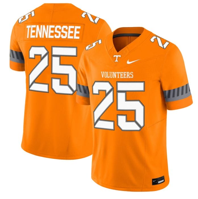 Tennessee Jersey #25 Tennessee Vols 2025 Smokey Grey Series Stitched Football 1 Tennessee Jersey #25 Tennessee Vols 2025 Smokey Grey Series Stitched Football