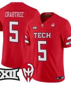 Alternative view of Texas Tech Red Raiders 'Too Cold' Vapor Limited Jersey - Mahomes Collection - All Stitched