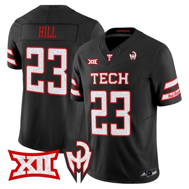Adam Hill Jersey #23 Texas Tech Red Raiders Too Cold Vapor Stitched 1 Adam Hill Jersey #23 Texas Tech Red Raiders Too Cold Vapor Stitched