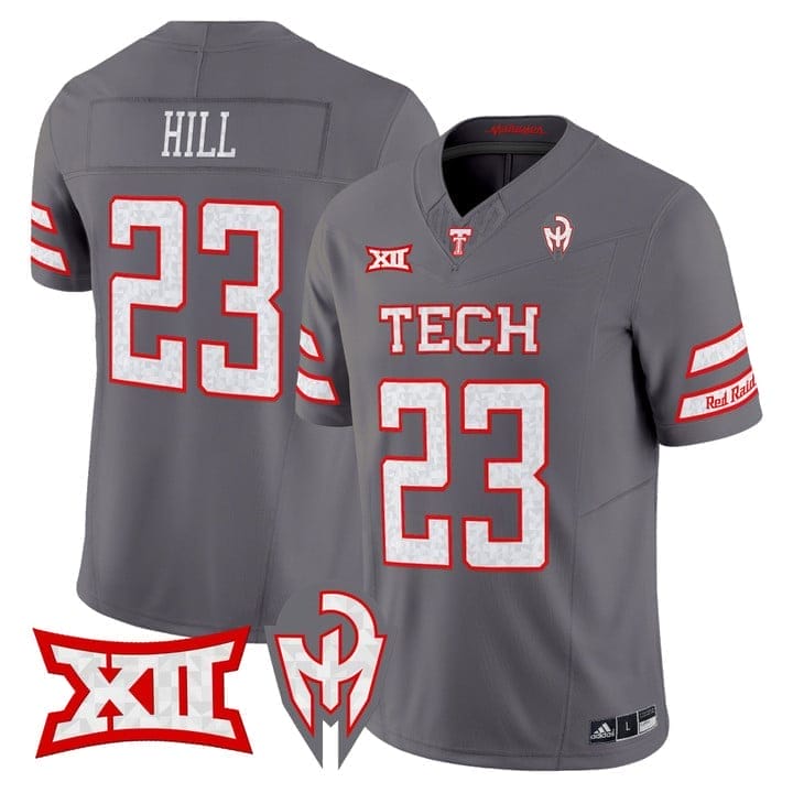 Adam Hill Jersey #23 Texas Tech Red Raiders Too Cold Vapor Stitched 3 Adam Hill Jersey #23 Texas Tech Red Raiders Too Cold Vapor Stitched - Image 3