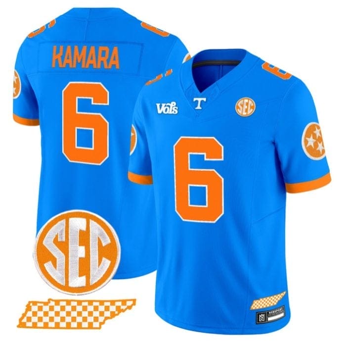 AlvinKamaraJersey 6TennesseeVolunteersBlueBlazeEditionStitched