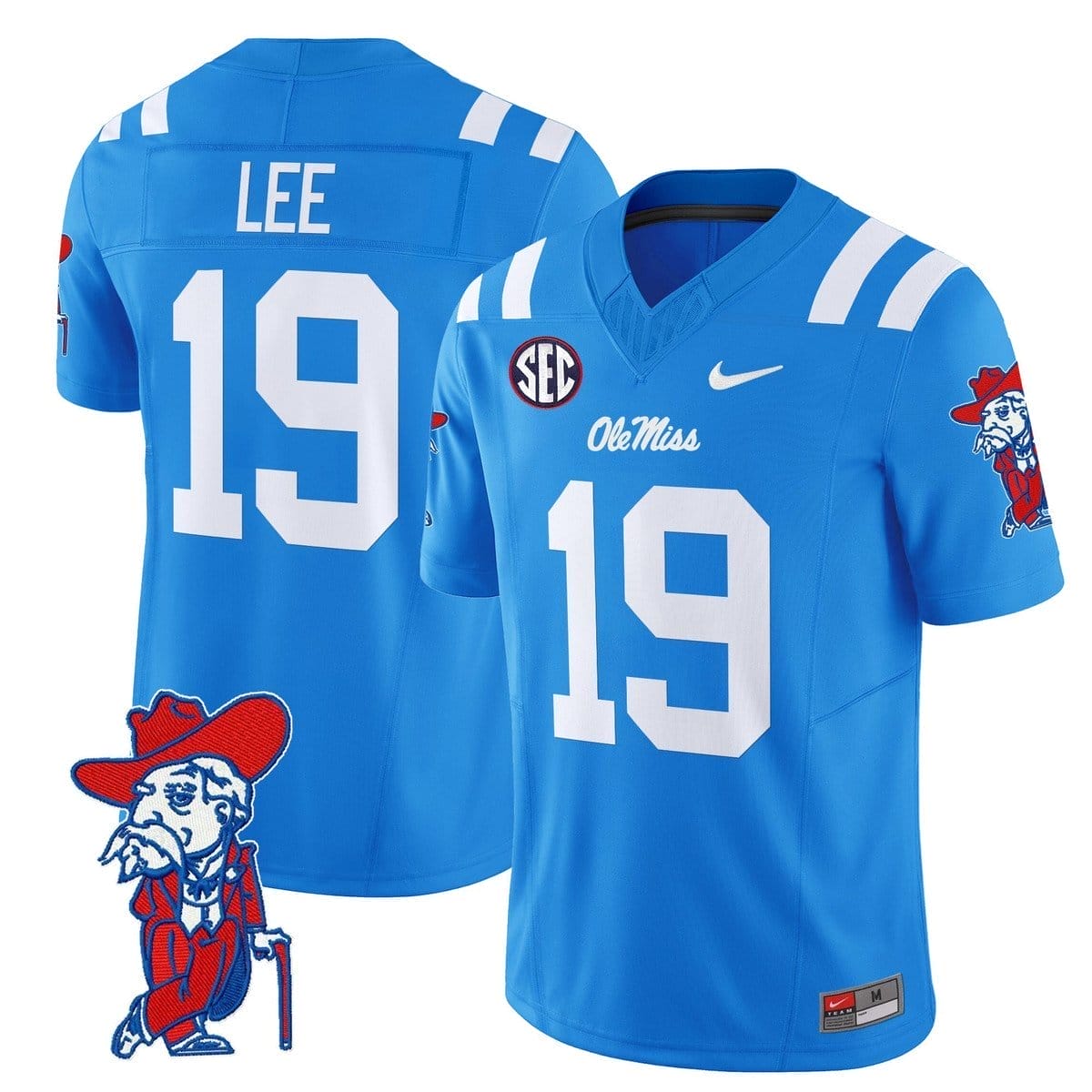 Cayden Lee Jersey #19 Ole Miss Rebels 2025 Limited V2 Stitched 4 Cayden Lee Jersey #19 Ole Miss Rebels 2025 Limited V2 Stitched - Image 4