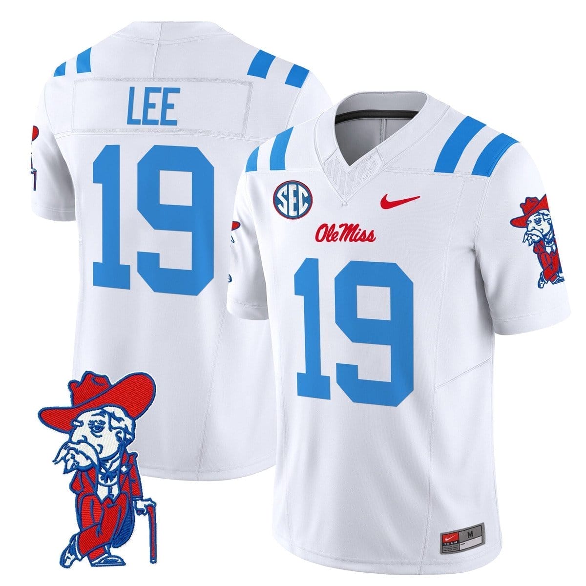 Cayden Lee Jersey #19 Ole Miss Rebels 2025 Limited V2 Stitched 5 Cayden Lee Jersey #19 Ole Miss Rebels 2025 Limited V2 Stitched - Image 5