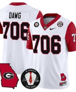 Alternative view of Dawg Jersey #706 Georgia Bulldogs 2025 Vapor Limited Stitched