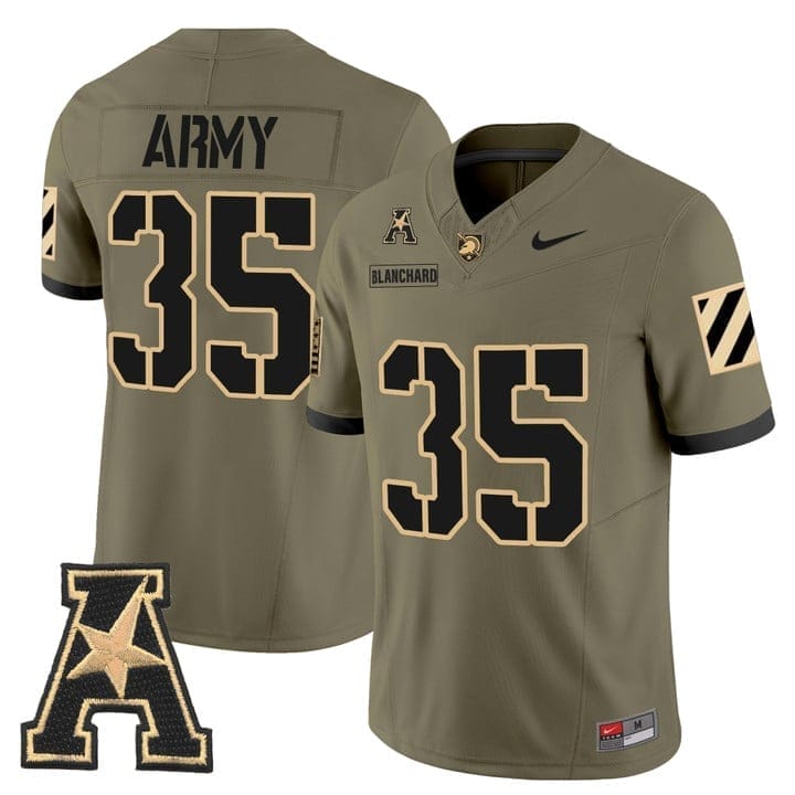 Doc Blanchard Jersey #35 Army Black Knights 2025 Vapor Stitched 4 Doc Blanchard Jersey #35 Army Black Knights 2025 Vapor Stitched - Image 4