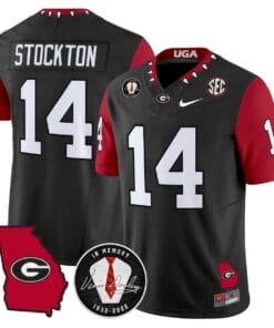 Gunner Stockton Jersey #14 Georgia Bulldogs 2025 Limited Stitched