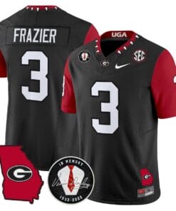 Nate Frazier Jersey #3 Georgia Bulldogs 2025 Vapor Limited Stitched