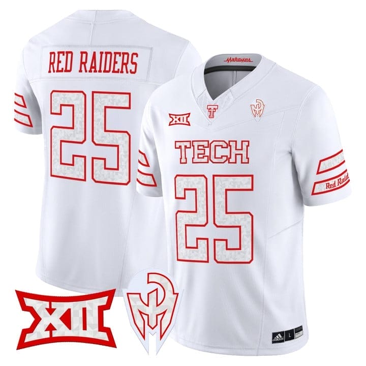 Red Raiders Jersey #25 Texas Tech Too Cold Vapor Limited Stitched 2 Red Raiders Jersey #25 Texas Tech Too Cold Vapor Limited Stitched - Image 2