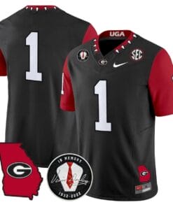 Team Jersey #1 Georgia Bulldogs 2025 Vapor Limited Stitched