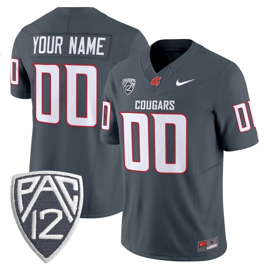 CustomWashingtonStateCougarsJerseyName Number2025V2LimitedStitched